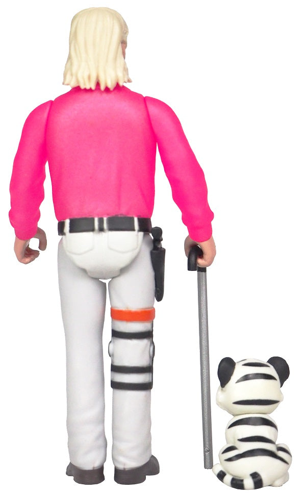 Tiger King Joe Exotic Pink Shirt & White Cub Action Figure