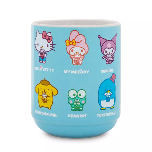 Sanrio Hello Kitty and Friends Drinking Boba Ceramic Tea Cup