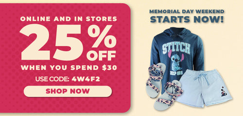 Memorial Day Sale 25% off Sitewide - Shop Now!