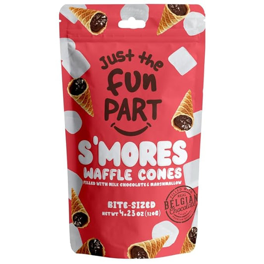 Just The Fun Part - Bite Sized Waffle Cones - S'Mores