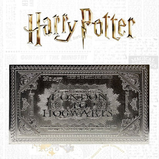 Harry Potter - Silver Hogwarts Train Ticket