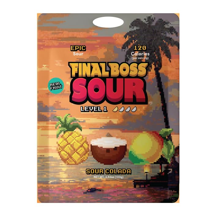 Final Boss Sour Candy Level 1, Sour Pina Colada