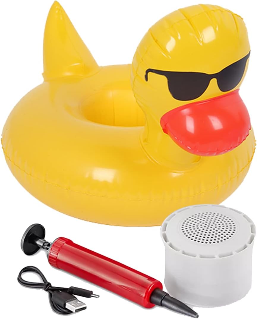 Aqua Jams Floating Speaker & Cup Holder - Duck
