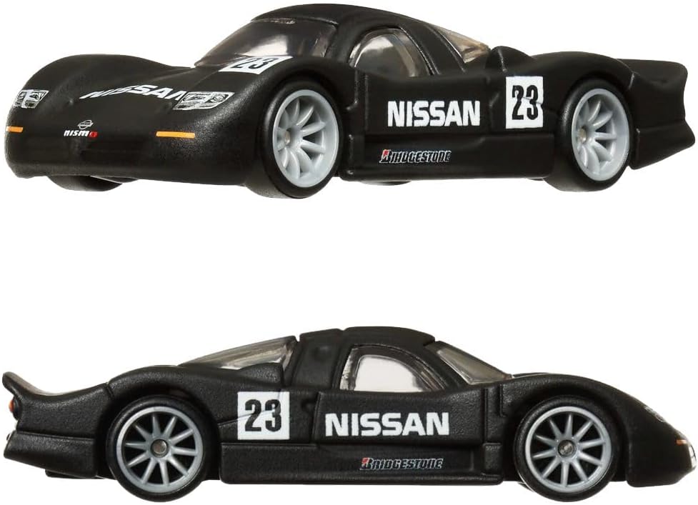 Hot Wheels HRR74 Premium 2 Pack Nissan R390 GT1/ '94 Nissan Primera Vehicle Toy Minicar