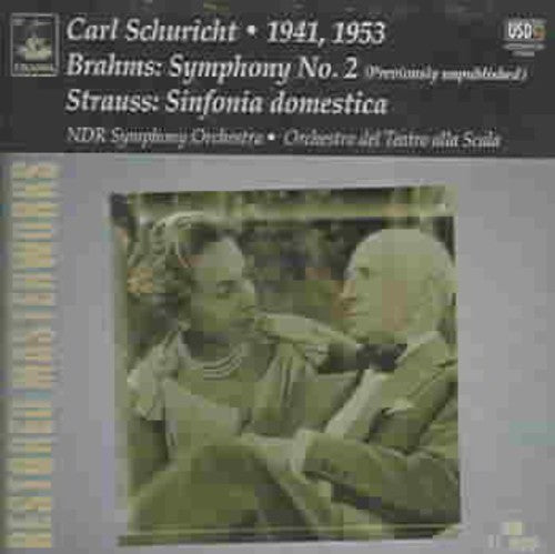 Brahms/ R. Strauss / Ndr So Hamburg/ Schuricht - Symphony 2 in D / Sinfonia Domestica