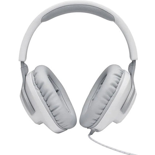 JBL Quantum 100 Wired Over-Ear Gaming Headset (White)