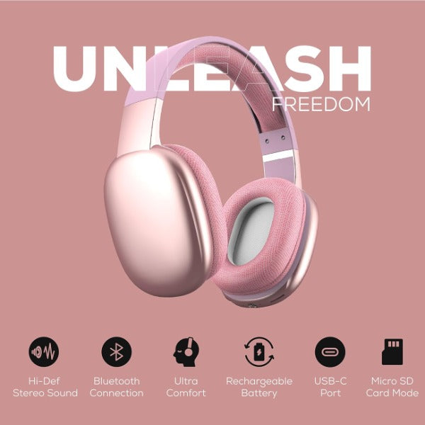 Gabba Goods Wireless Over Ear Bluetooth Headphones