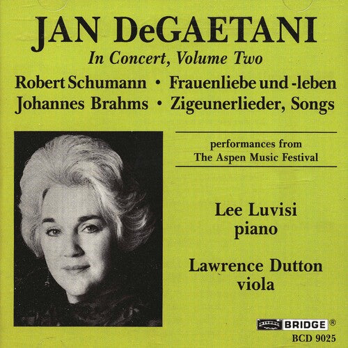 Schumann/ Brahms/ Degaetani/ Luvisi - Jan Degaetani in Concert 2