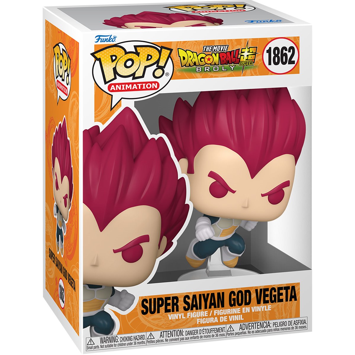 Funko Pop! Dragon Ball Super: Broly Super Saiyan God Vegeta