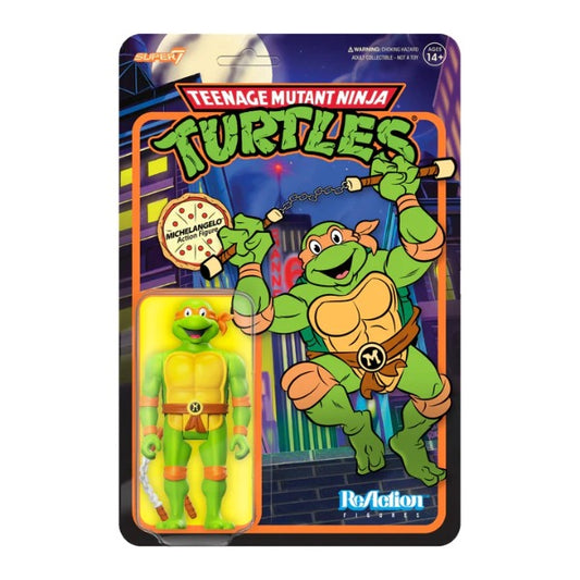 Super7 - Teenage Mutant Ninja Turtles - ReAction Wv 7 - Michelangelo (Cartoon)