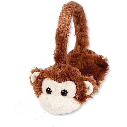 Coby Plush Monkey Headphones w/Mic