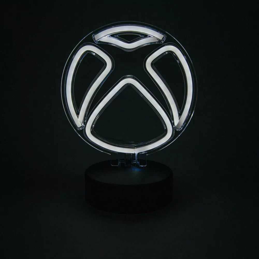 Ukonic Xbox Logo Battery-Powered White Neon Desk Lamp Light