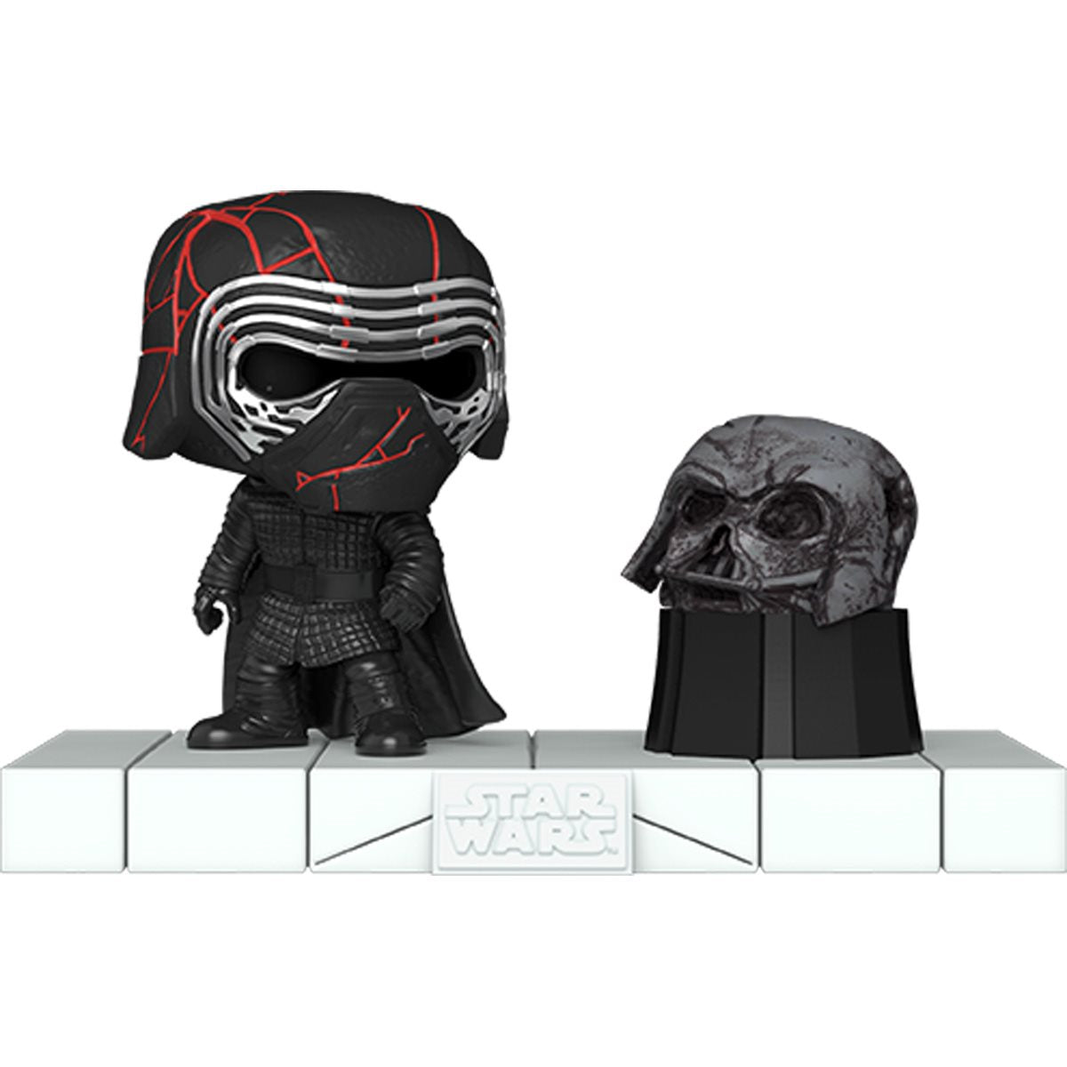 Funko Pop Deluxe Star Wars Dark Side Kylo Ren with Darth Vader's Helmet