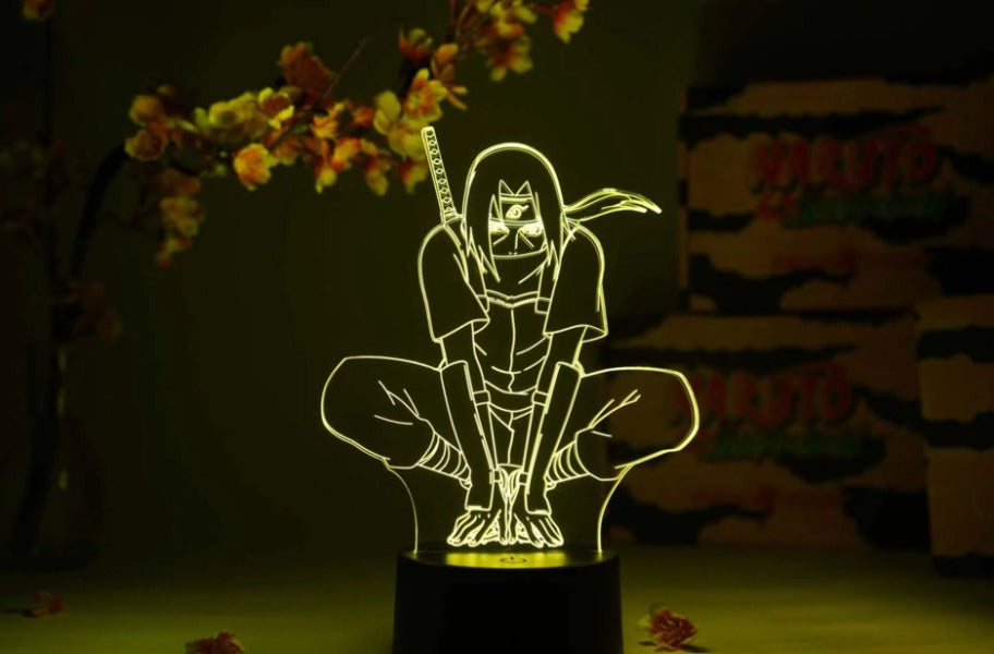 Naruto Shippuden Itachi Uchiha Moonlit Night Otaku Lamp