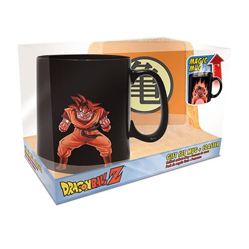 Dragon Ball Z Goku Heat Changing Mug & Coaster