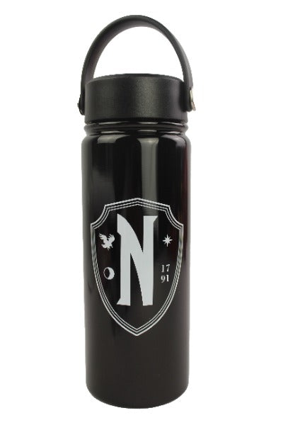 Wednesday Nevermore Stainless Steel Water Bottle