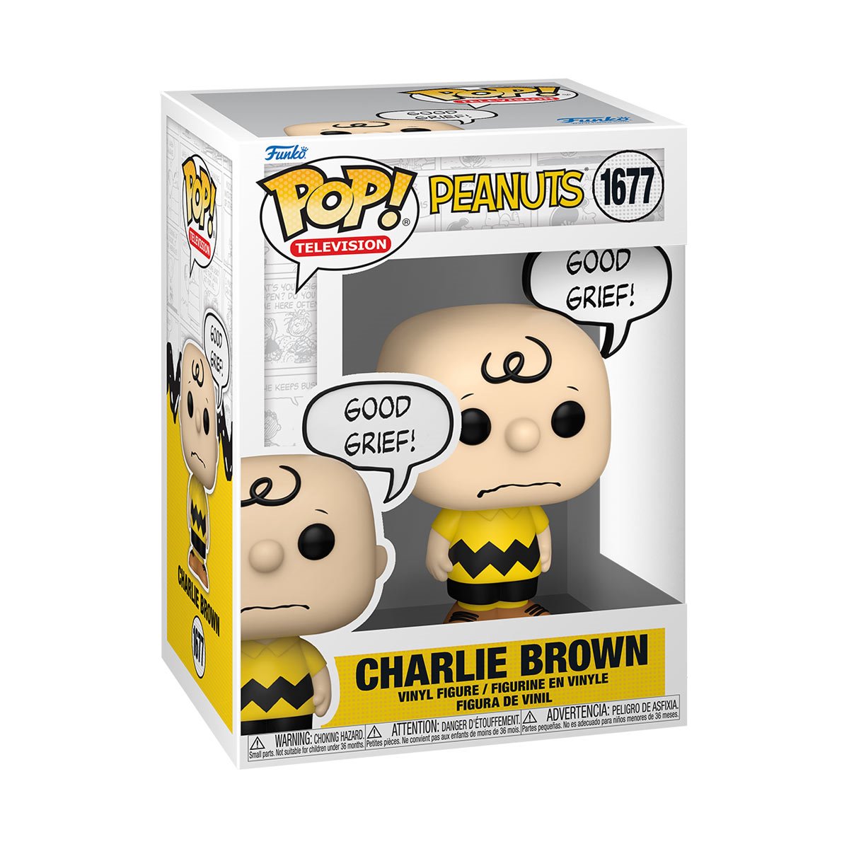 Funko Pop! Peanuts Charlie Brown Good Grief