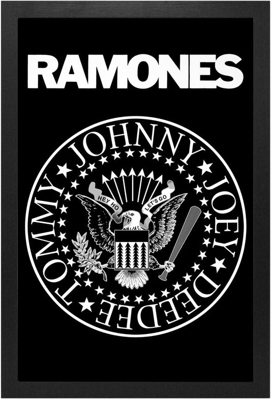 Ramones - Band Seal Framed Poster - Print