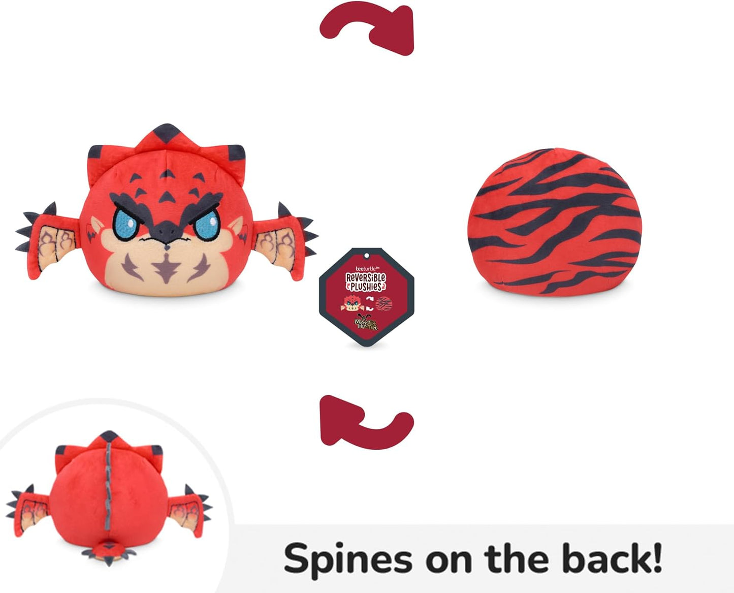 Monster Hunter Rathalos Reversible 4" Plushie