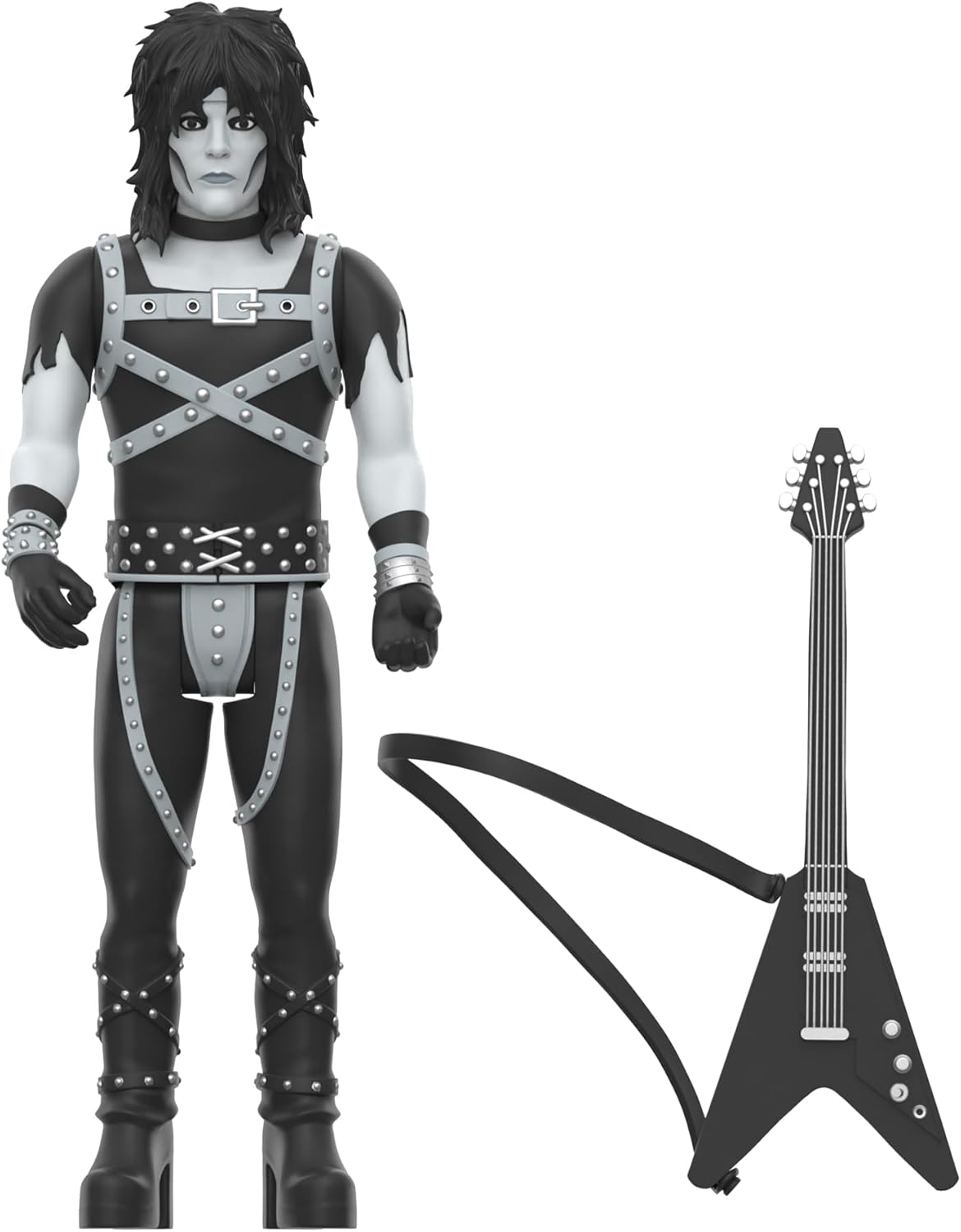 Motley Crue Reaction Figures Wave 02 - Mick Mars (Shout at The Devil - Black & White)