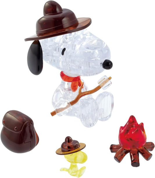 Peanuts Snoopy Campfire Original 3D Crystal Puzzle