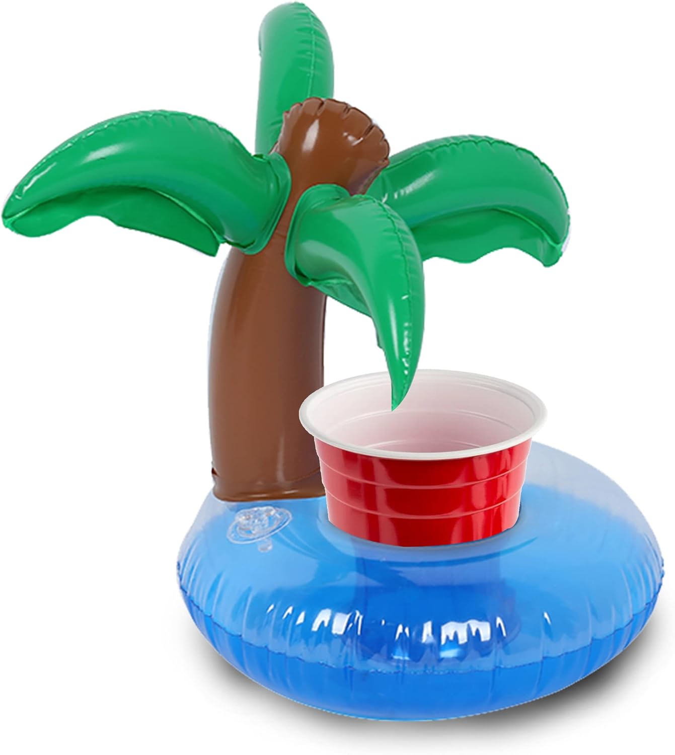 Aqua Jams Floating Speaker & Cup Holder - Palm Tree