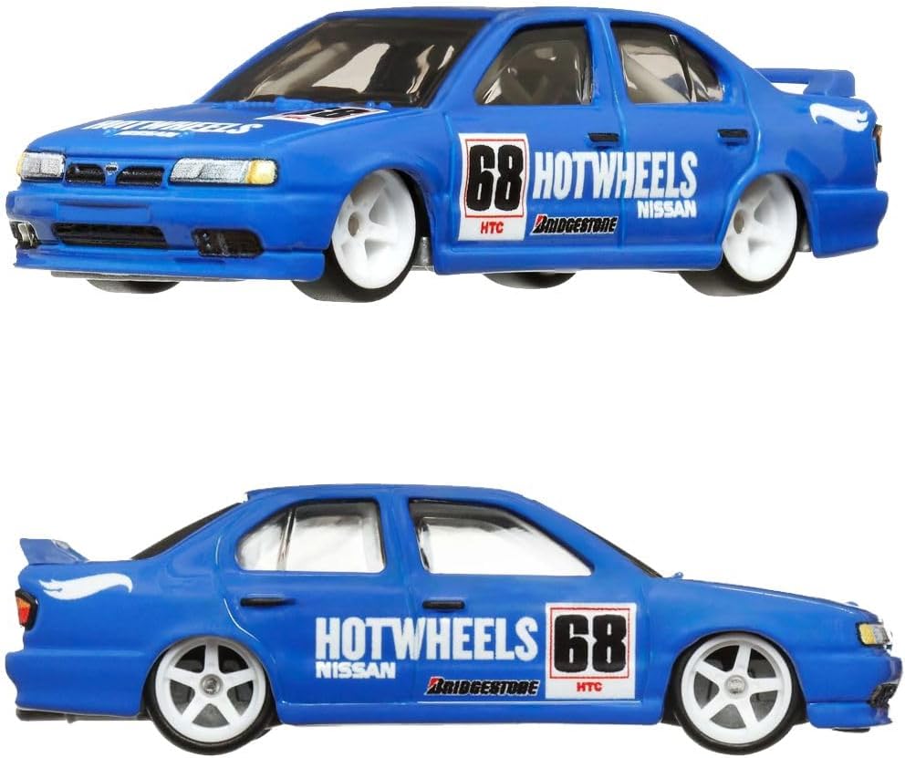 Hot Wheels HRR74 Premium 2 Pack Nissan R390 GT1/ '94 Nissan Primera Vehicle Toy Minicar