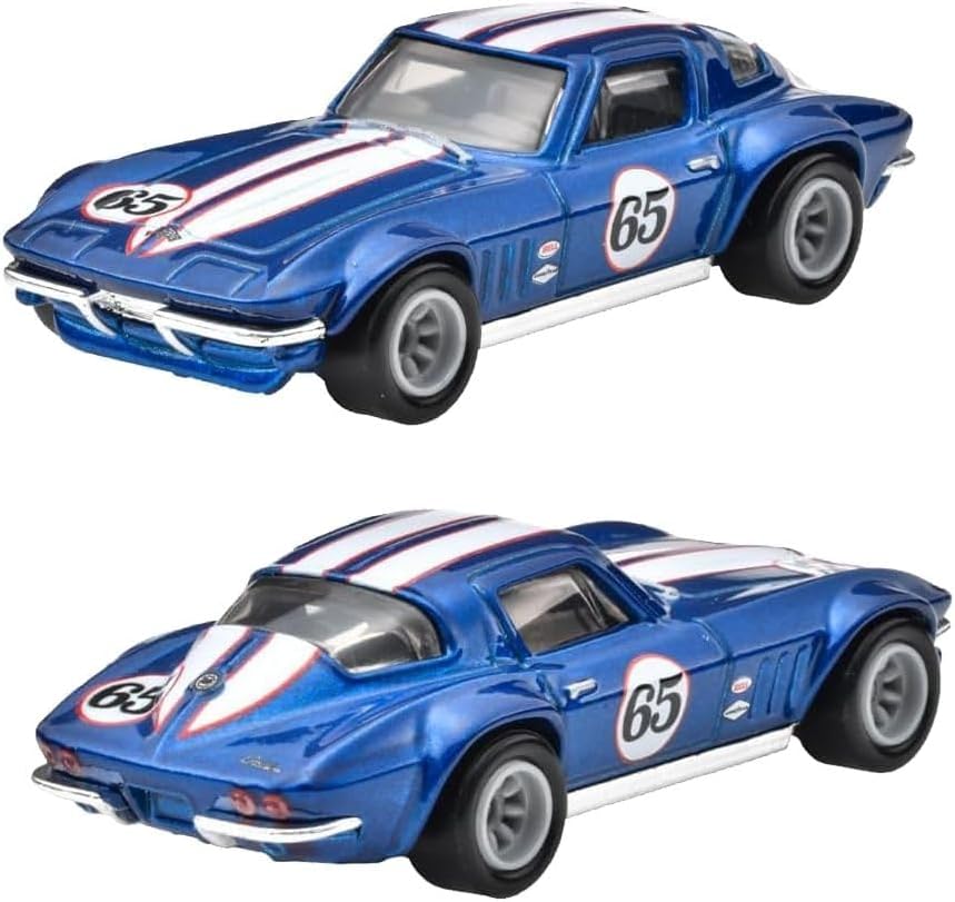 Hot Wheels HRR80 Premium 2 Pack '69 COPO Corvette/Custom Corvette Stingray Coupe Vehicle Toy Mini Car