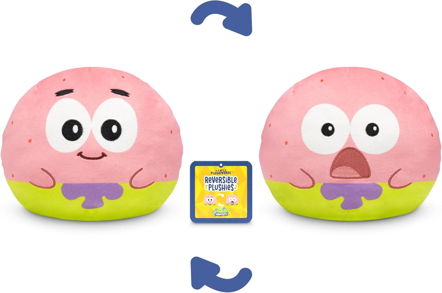 Spongebob Squarepants Reversible 6" Plushie - Patrick Star