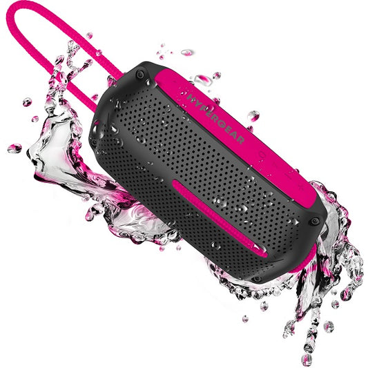 HyperGear Wave Water Resistant Wireless Speaker - Black / Pink