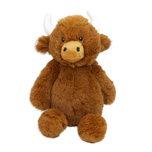 Handsome Highland Cow 9" Super Cuddly Plush