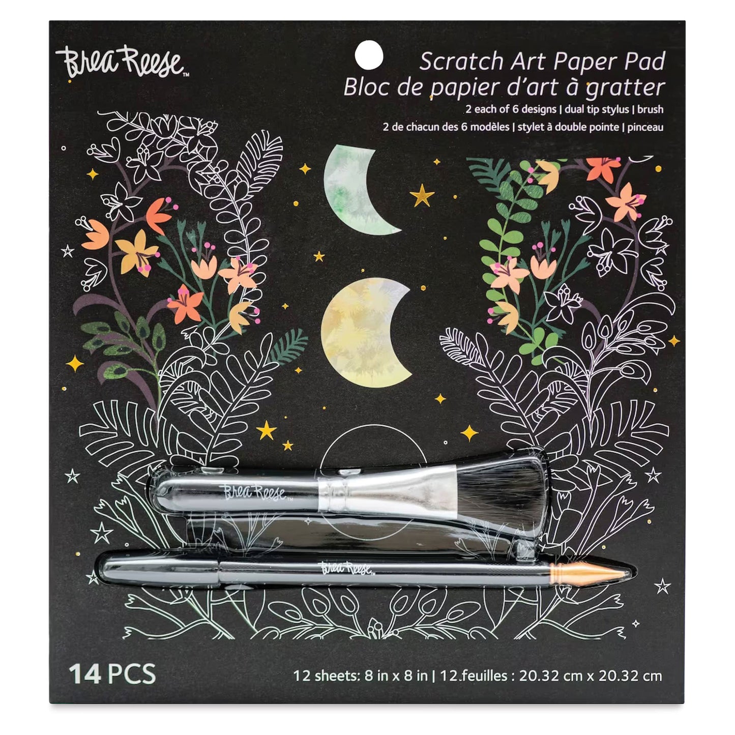 Brea Reese Scratch Art Kit - Celestial