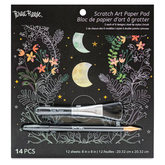 Brea Reese Scratch Art Kit - Celestial