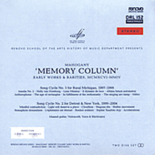 Mahogany - Memory Column: Early Works & Rarities 1996-2004
