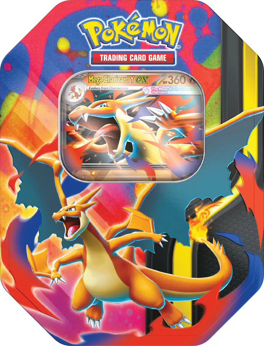 Pokémon - Mega Charizard Tin - (Styles May Vary)