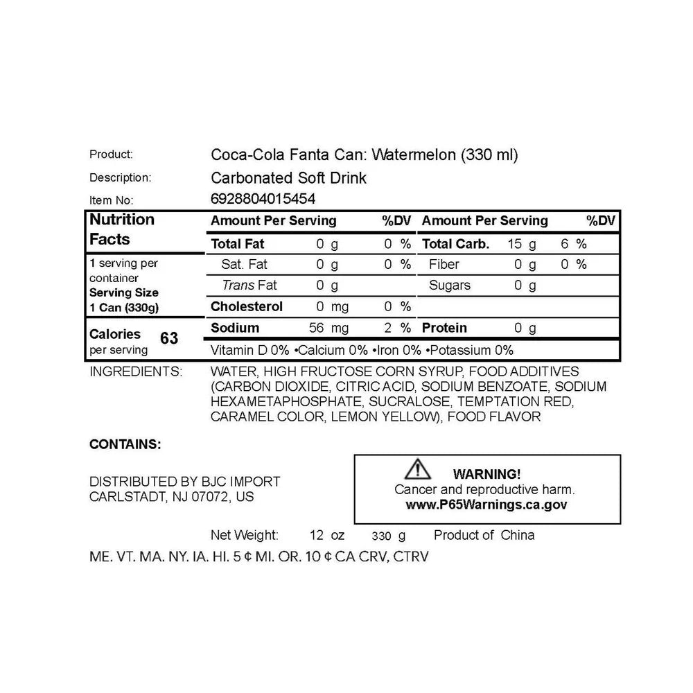 Fanta Watermelon Soda