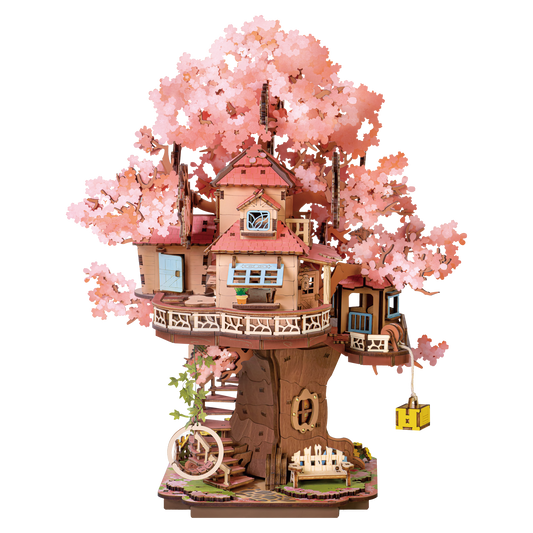 Robotime Sakura Tree House Model Kit