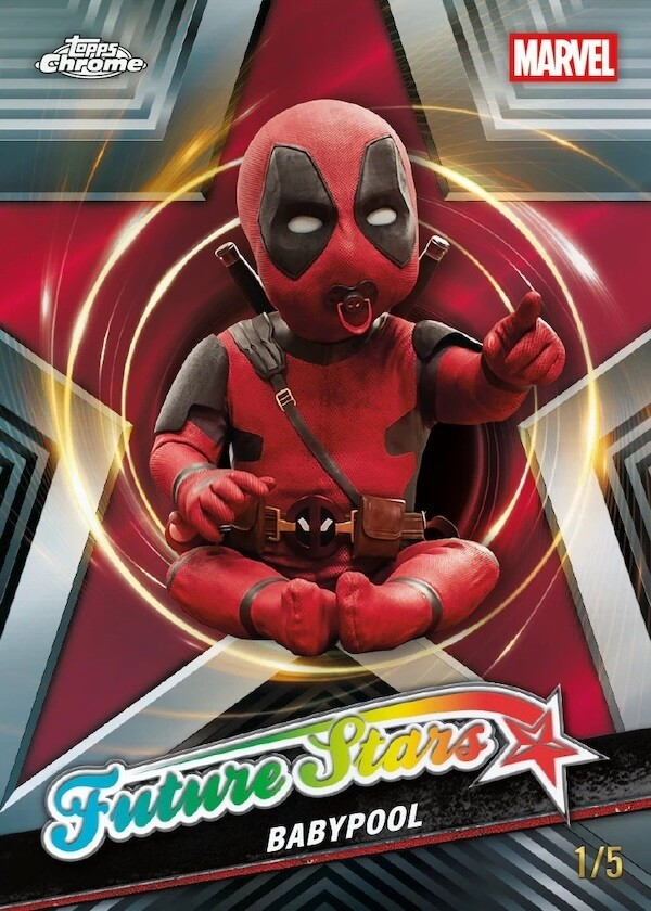 2025 Topps Deadpool Chrome Value Box (Contents may vary)