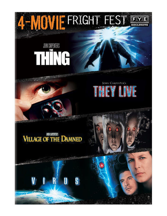 Fright Fest 4-Movie Collection [The Thing, They Live, Village of the Damned, Virus]