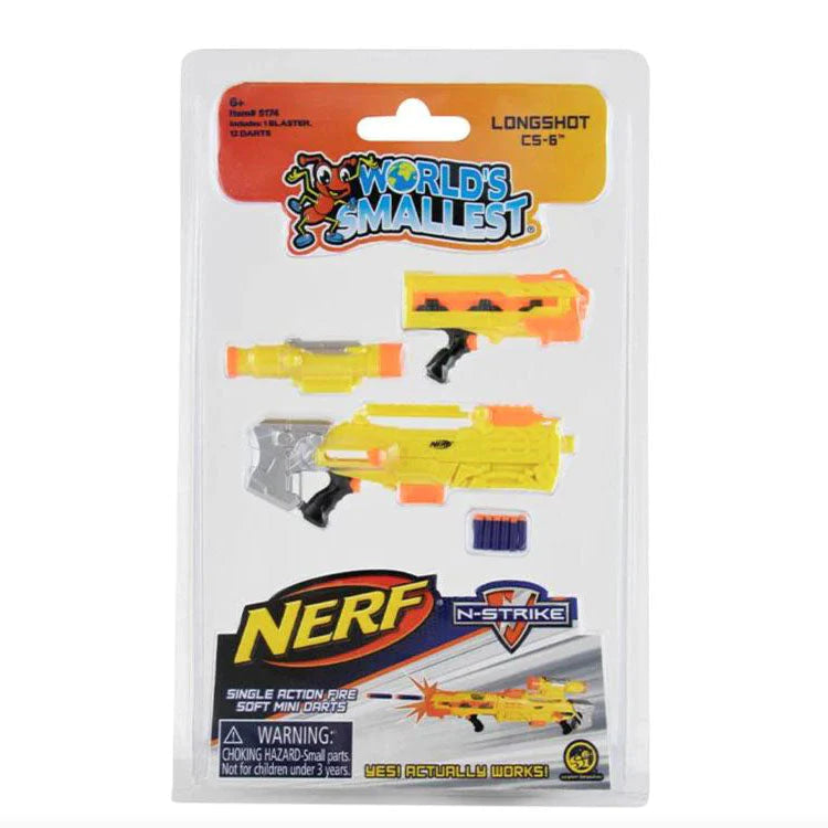 World's Smallest Nerf Blaster (1 random)