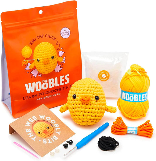 Woobles Beginners Crochet Kit - Kiki The Chick