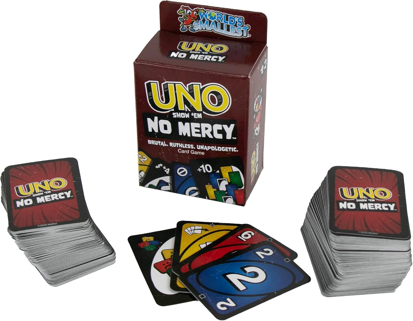 World's Smallest UNO Show 'em No Mercy Mini Card Game