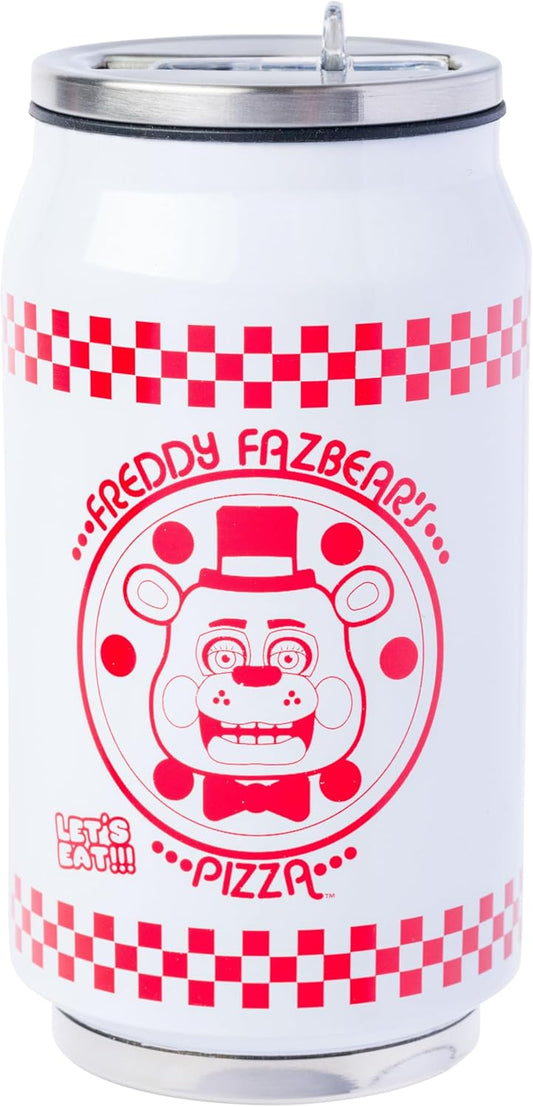 Five Nights At Freddy's Freddy Fazbears Pizza Box Logo 8.7oz Can Cup