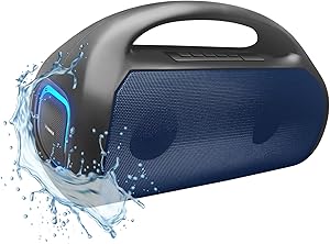 Fisher Bluetooth Speakers Boombox - Light Navy