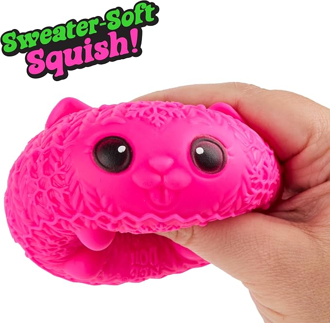 NeeDoh 2026 Squishmas Knittens Stress Ball [1 RANDOM Color]