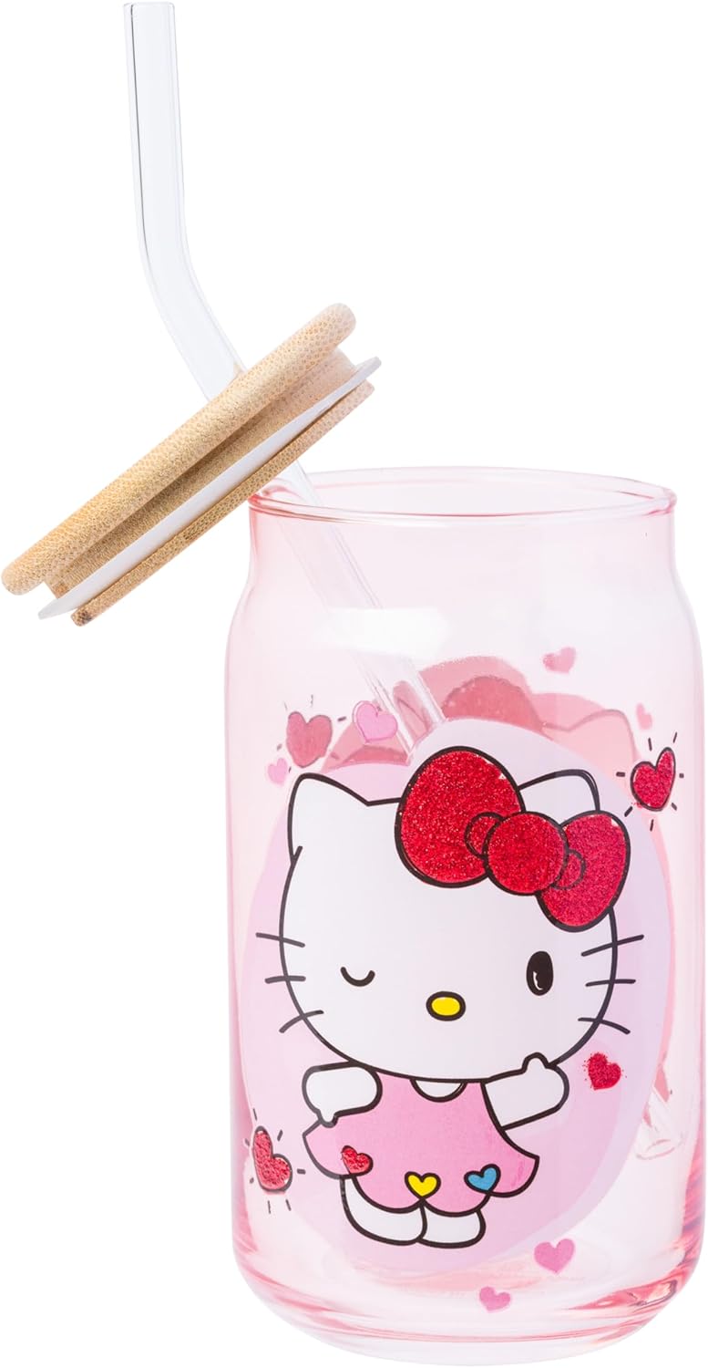 Sanrio Hello Kitty and Friends Glass Jar Tumbler 2-Pack