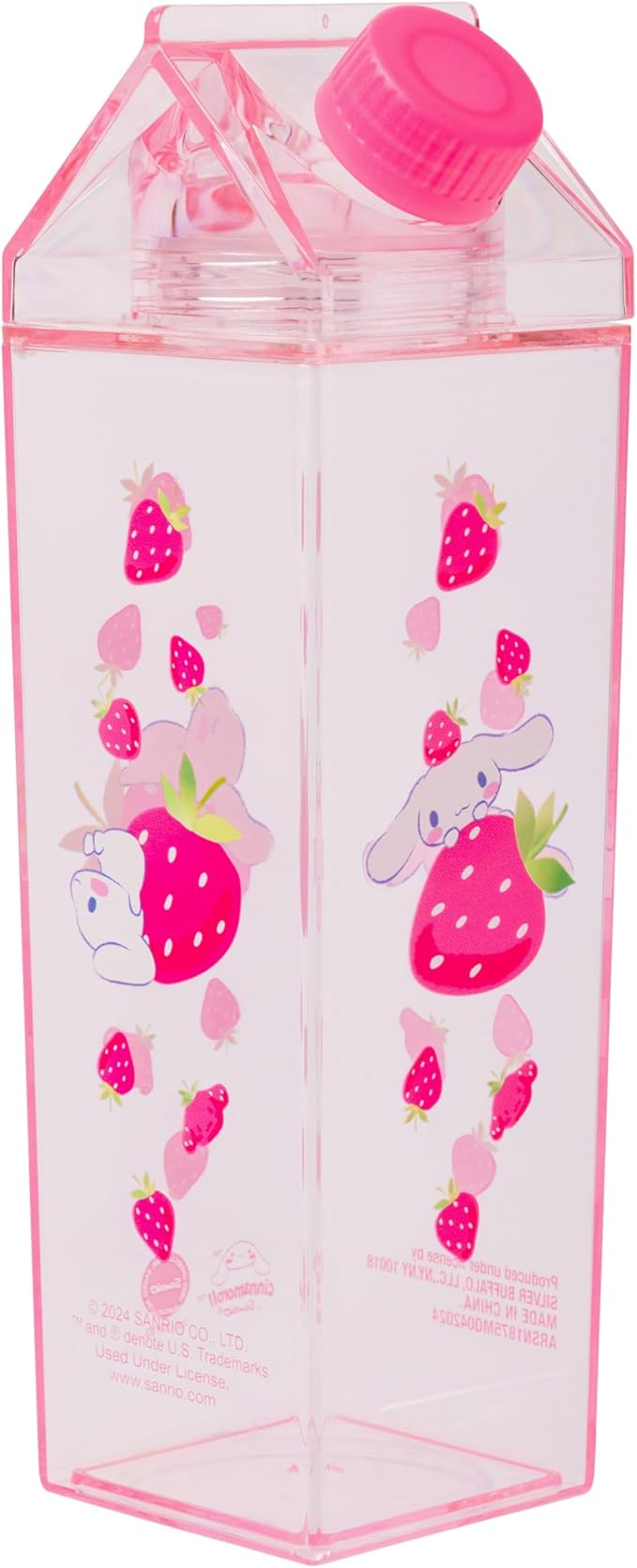 Sanrio Hello Kitty and Friends Cinnamoroll Plastic Milk Carton Bottle