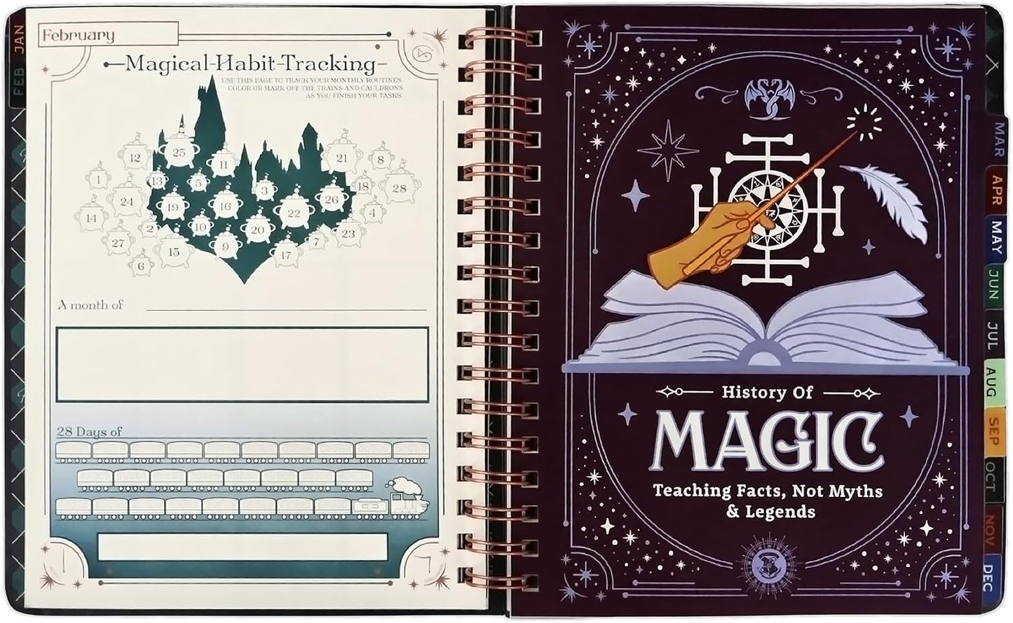 Harry Potter Return to Hogwarts 2027 Dated Weekly Monthly Planner