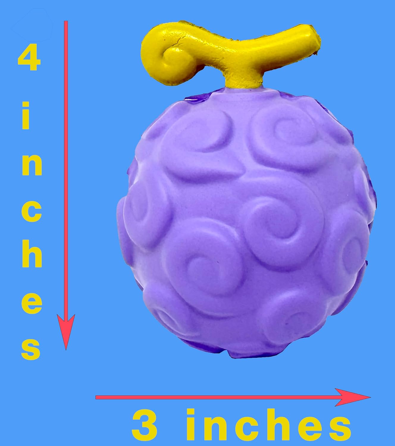 One Piece Gum-Gum Fruit Squishy Toy