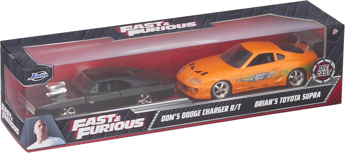 Fast & Furious Dom's Dodge Charger R/T & Brian's Toyota Supra 1:32